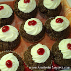  Meggyes-csokis muffin 